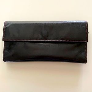Tusk Black Leather Wallet